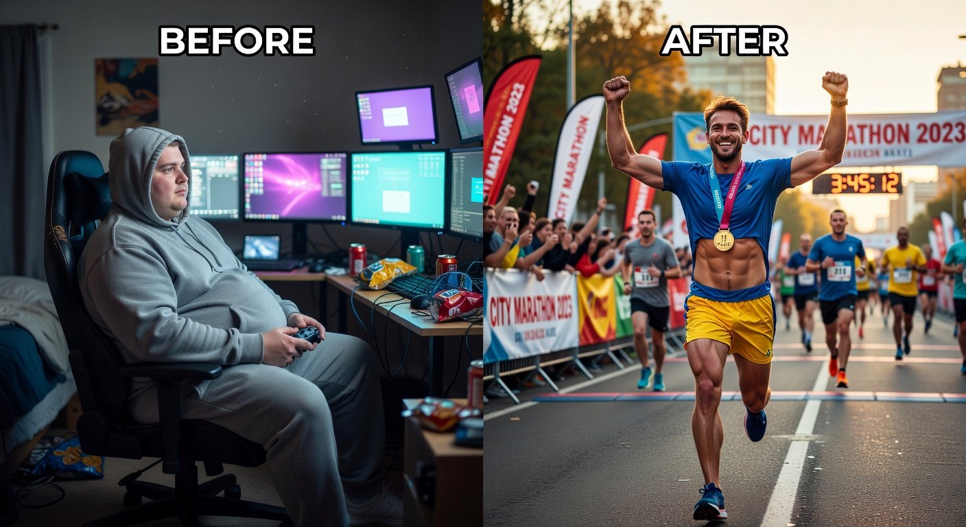 From Sedentary Gamer to 2026 Marathon Finisher
