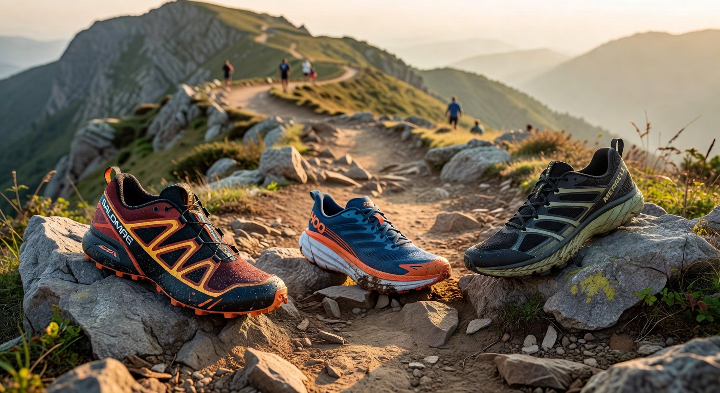 Top Trail Running Shoes 2026: Salomon, Hoka, Merrell