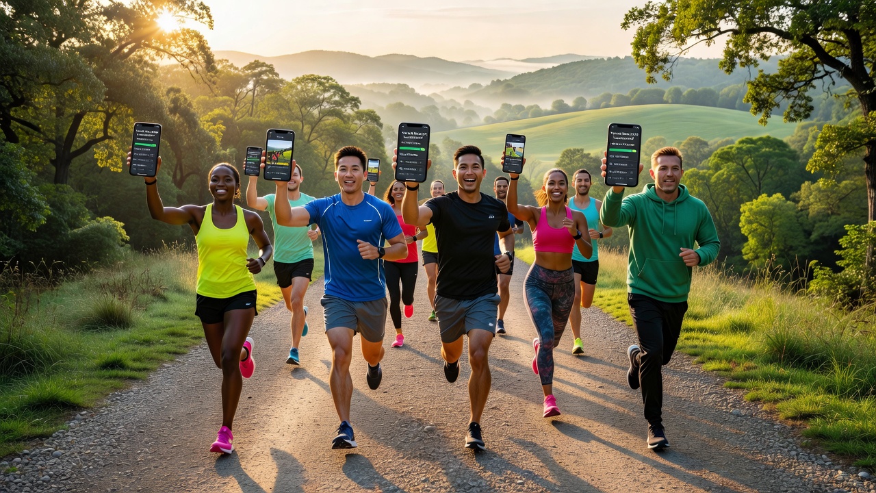 Virtual Running Challenges to Boost Motivation in Fitness